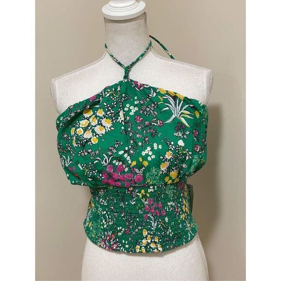 NWT Anthropologie Maeve Woven Halter Top Size XL - Picture 6 of 11